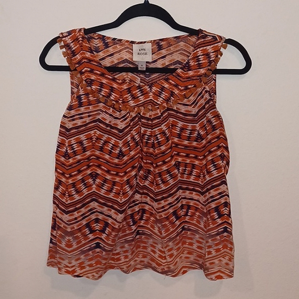 Knox Rose sleeveless shirt 100% cotton